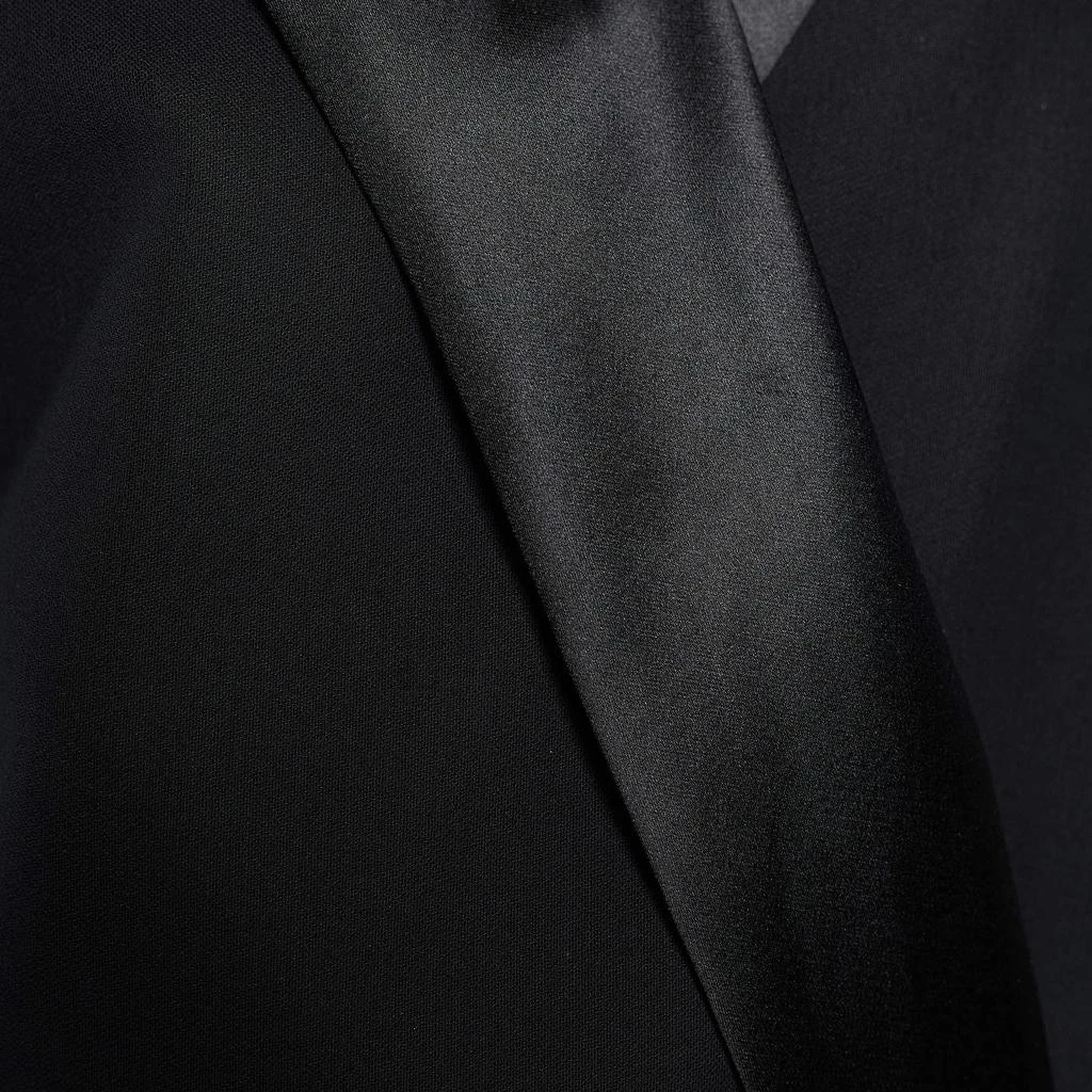 Max Mara Max Mara Black Cotton Dover Wide-leg Cady Jumpsuit M 3