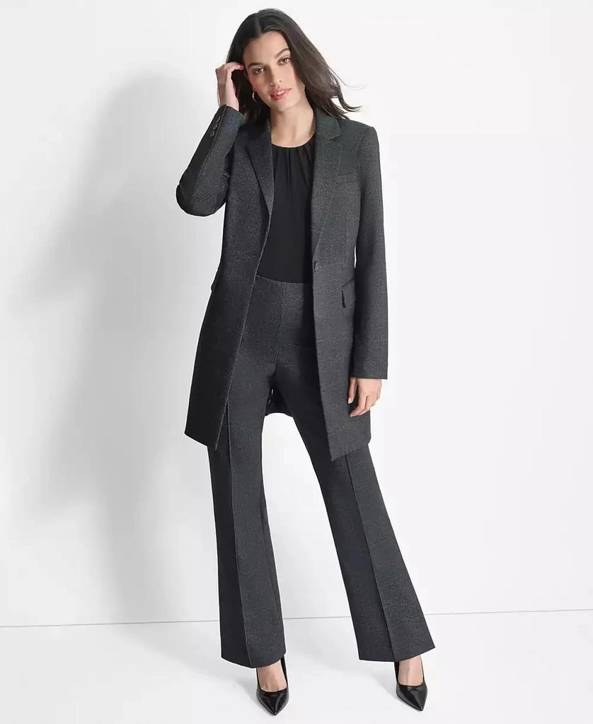 DKNY Women's One-Button Long Blazer 5