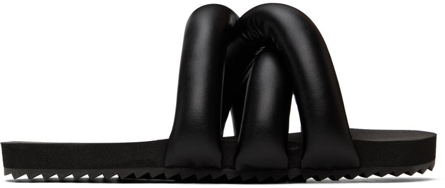 YUME YUME Black Tyre Slides - Sandals - BeyondStyle