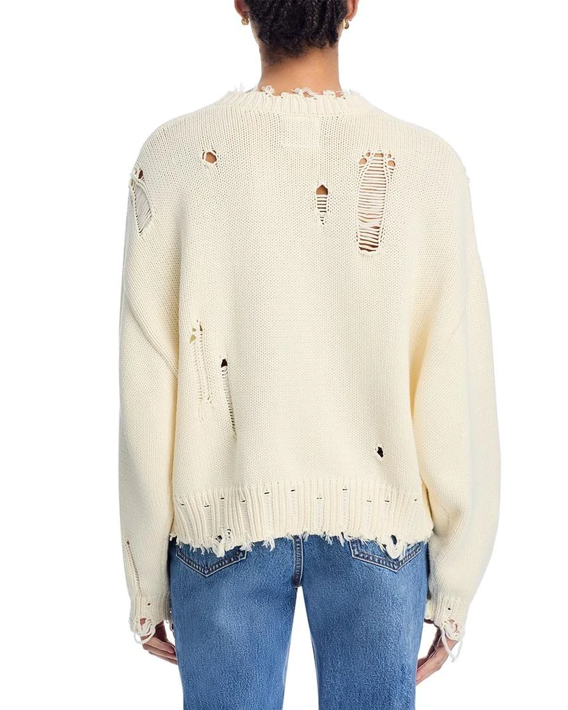 Denimist Oversized Cropped American Flag Sweater 3