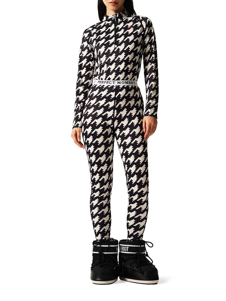 PERFECT MOMENT Base Layer Houndstooth Leggings 2