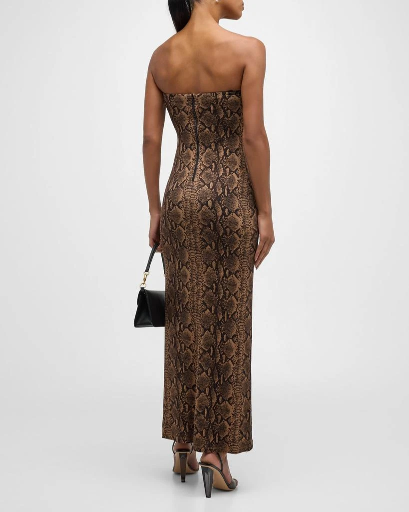 Alice + Olivia Delora Strapless Midi Dress 6