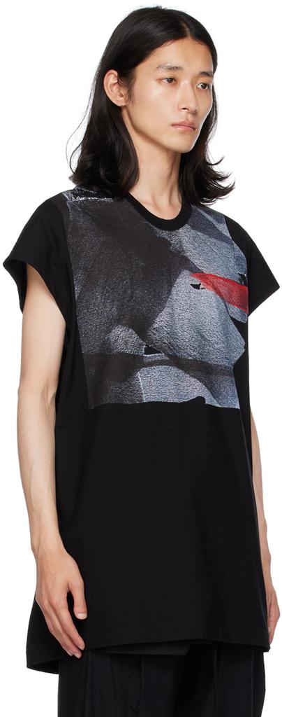Julius Black Printed T-Shirt