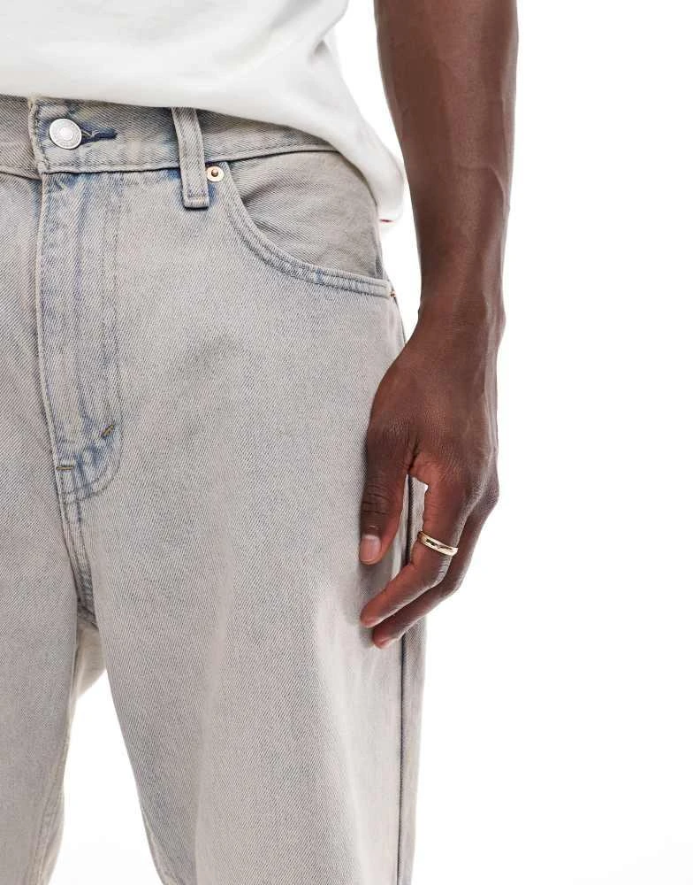 Levi's Levi's 469 loose denim shorts in grey 5