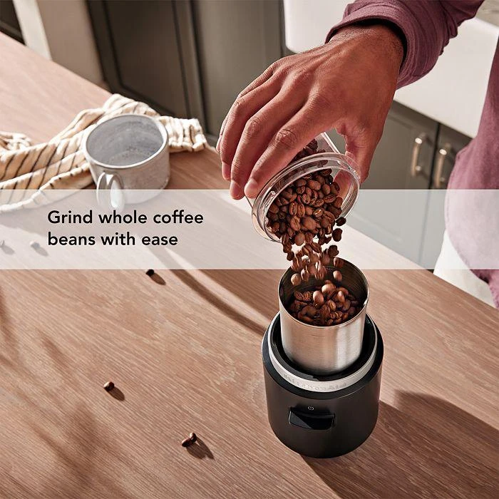 KitchenAid Go Cordless Blade Coffee Grinder 4