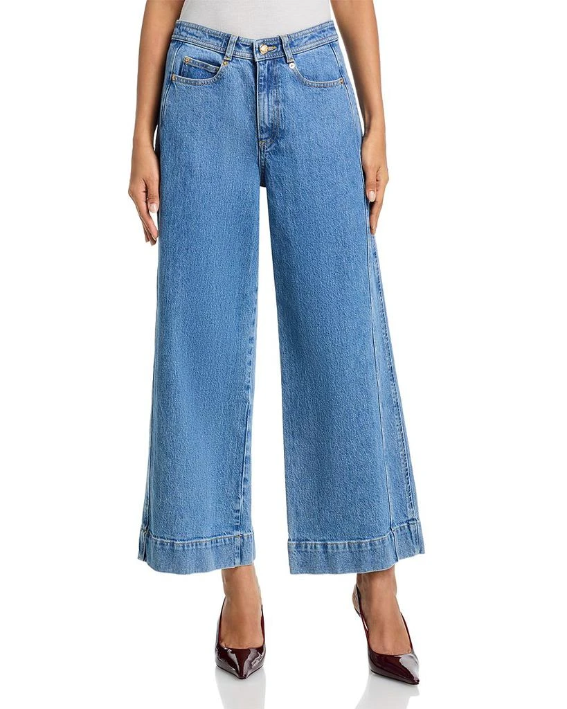 Cinq à Sept Betsy Wide Leg Jeans in Blue Mirage 1