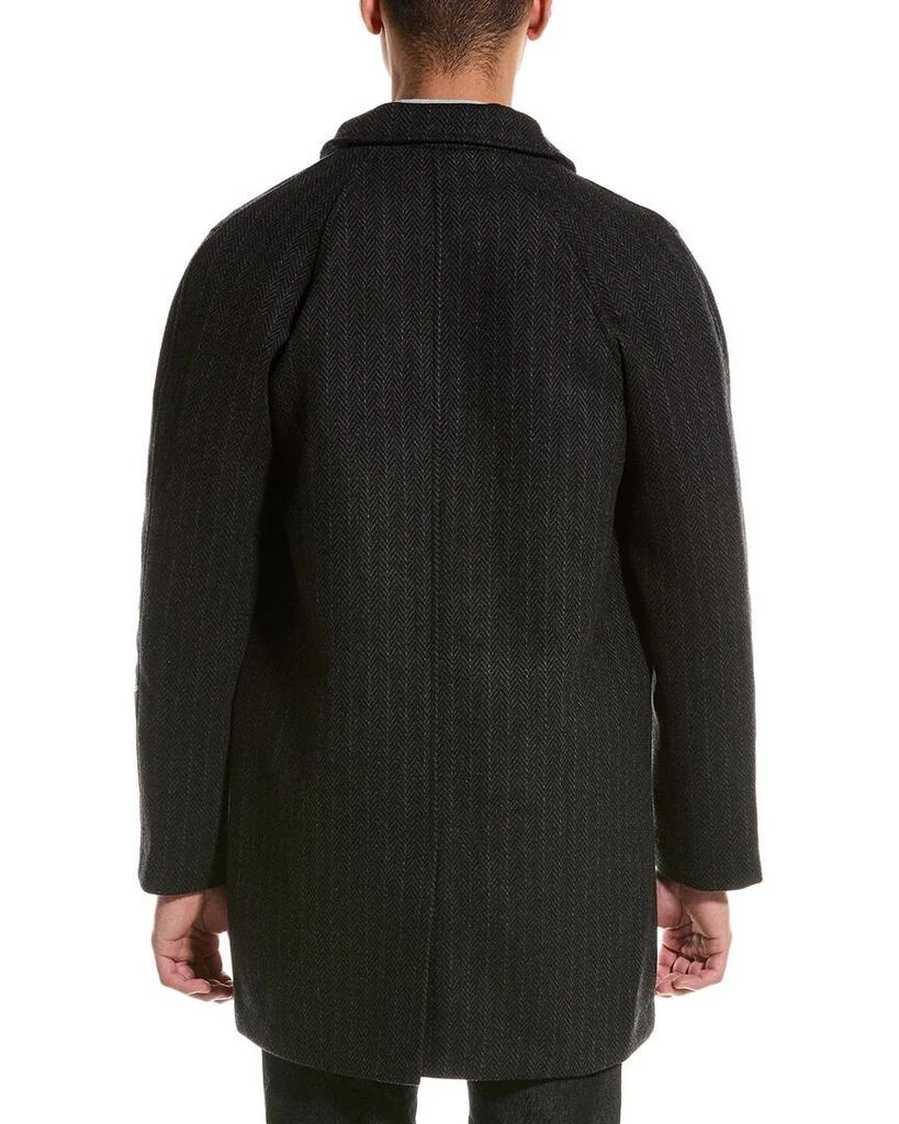 Slate & Stone Herringbone Mac Wool-Blend Coat 2