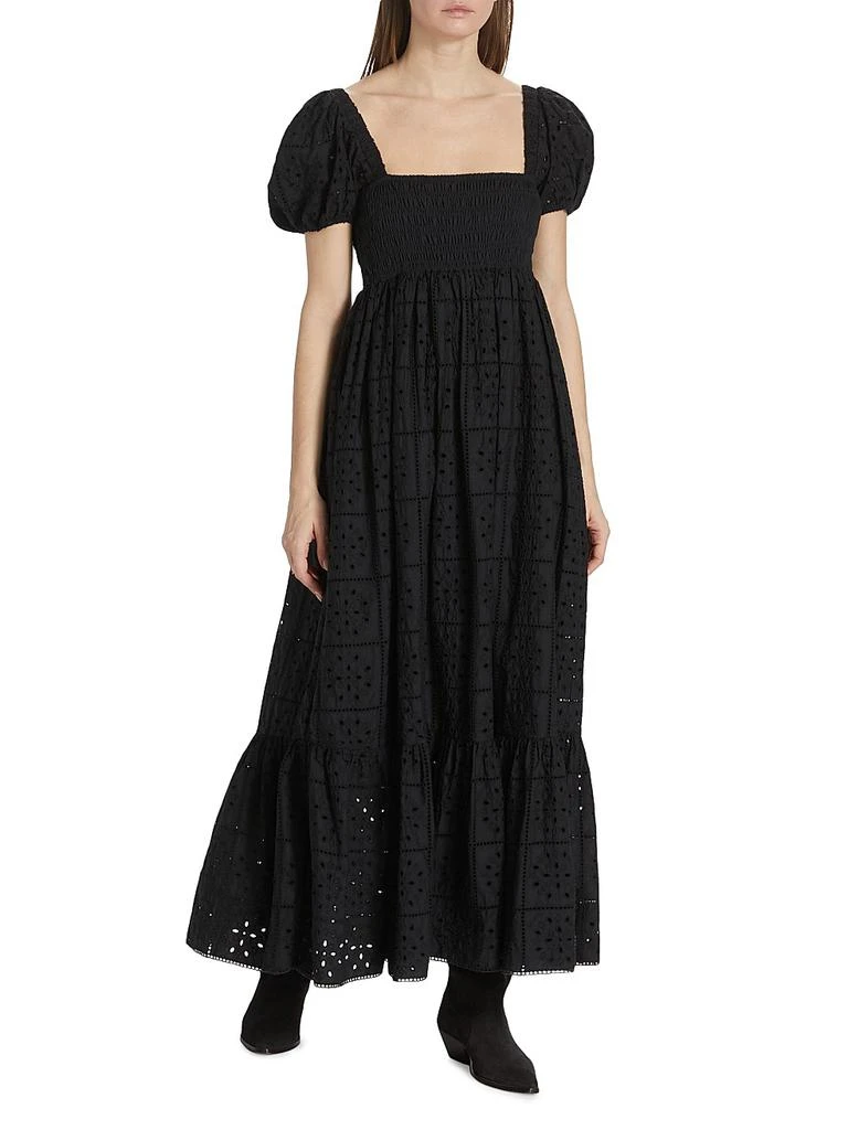 Ganni Broderie Anglaise Cotton Maxi Dress 2
