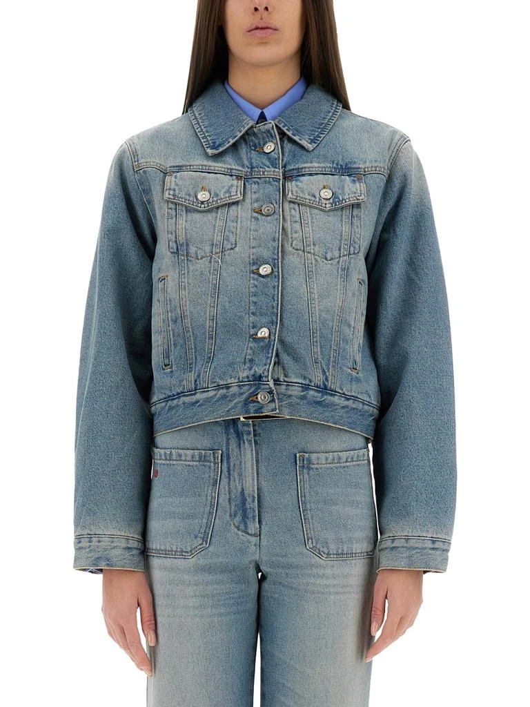 Victoria Beckham PADDED DENIM JACKET 1