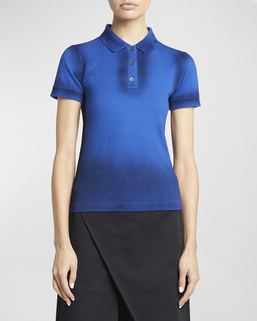 Loewe Spray-Paint Short-Sleeve Polo Shirt