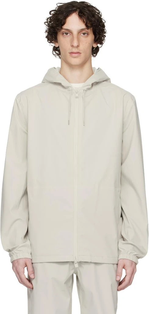 RAINS Beige Suva Hardshell Jacket 1