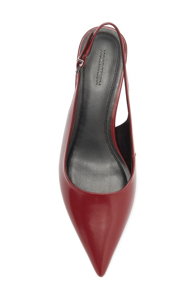 Nordstrom Rhianon Wedge Slingback Leather Pump 5