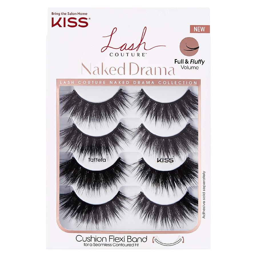 Kiss Lash Couture Naked Drama Collection Fake Eyelashes Multipack - Taffeta