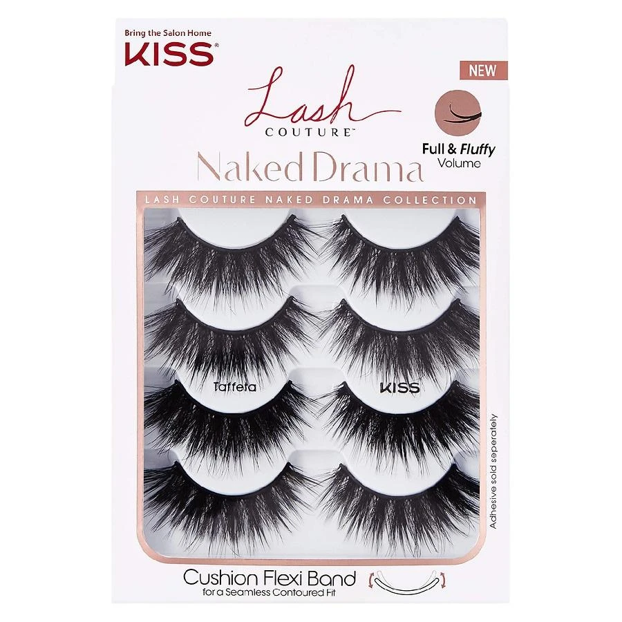 Kiss Lash Couture Naked Drama Collection Fake Eyelashes Multipack - Taffeta 1