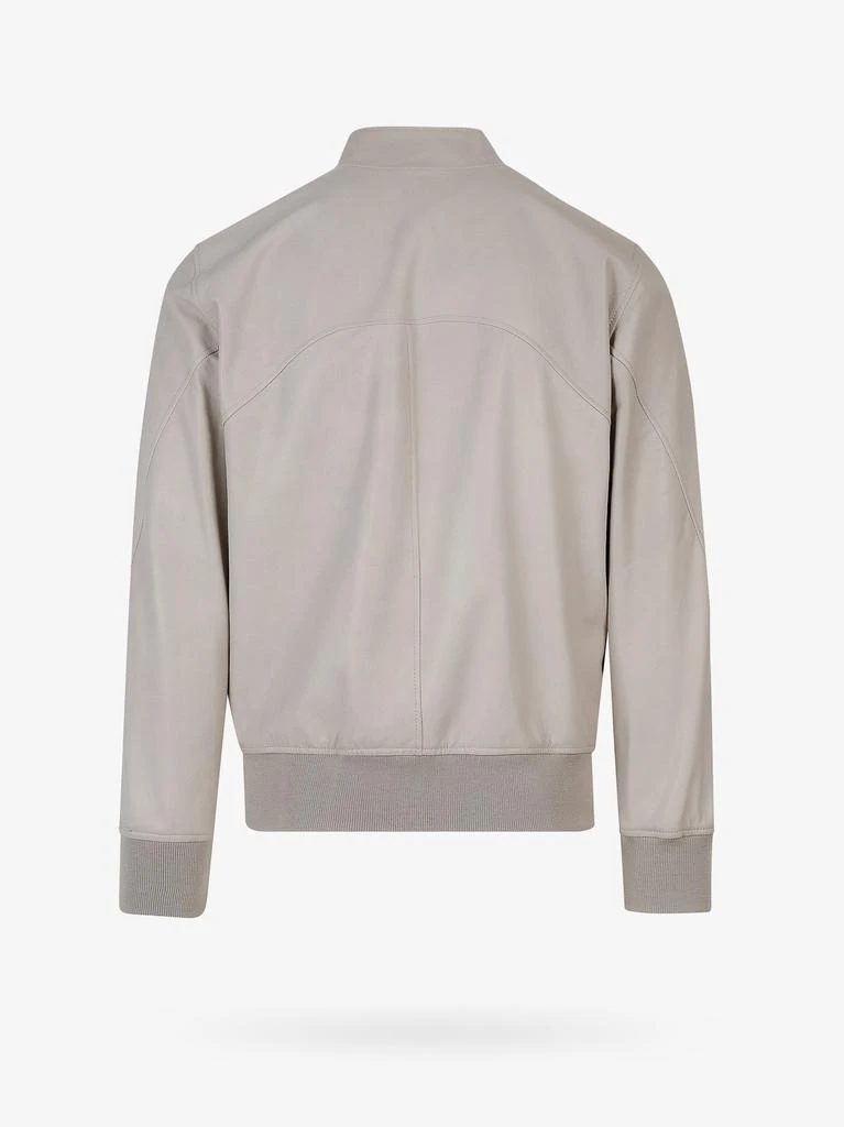 D-FOUR Leather bomber jacket 2