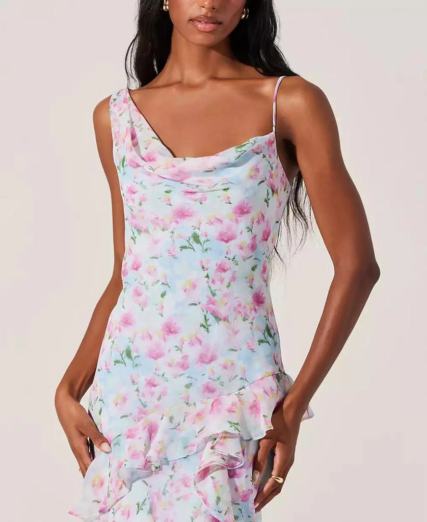 ASTR Women's Levina Asymmetric Maxi Dress 4