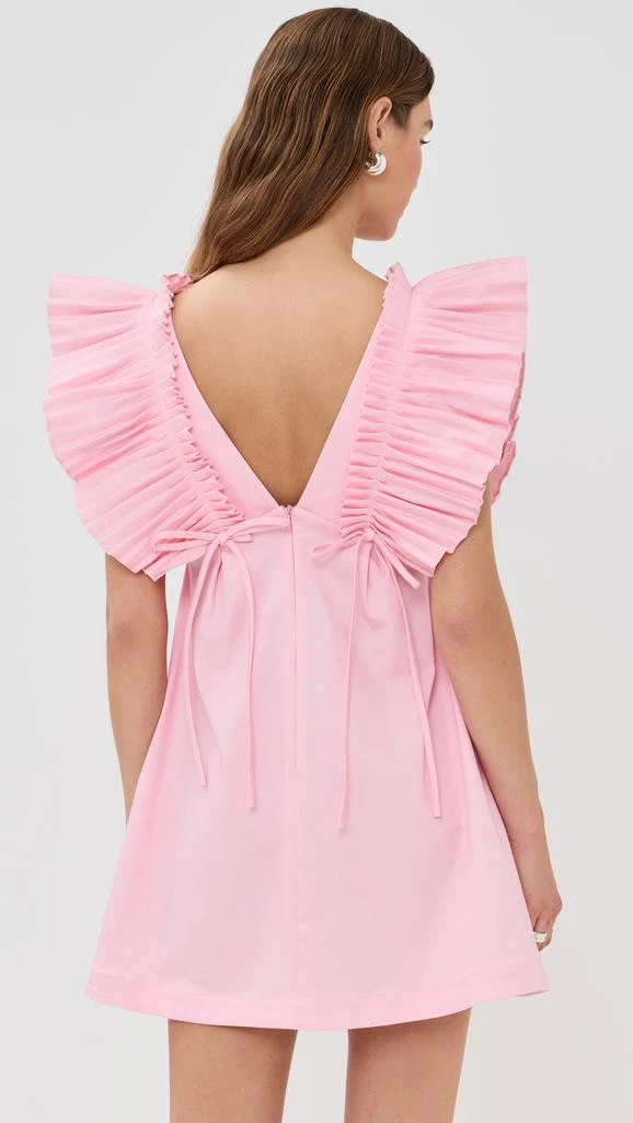 Kika Vargas Francine Dress Pale Pink Cotton 2