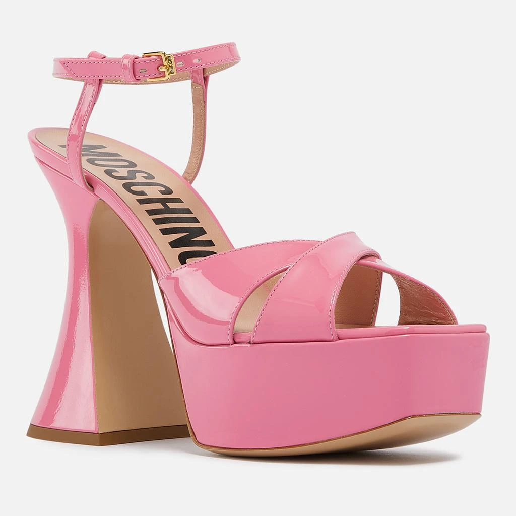 Moschino Women’s Patent Leather Platform Sandals 2