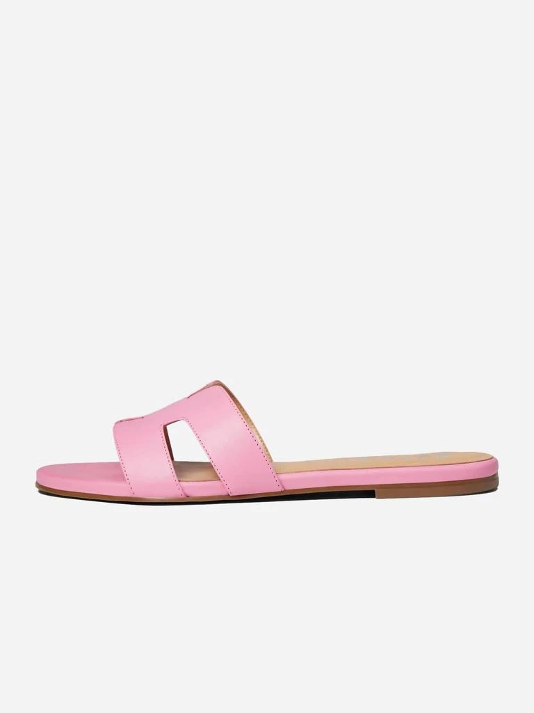 French Sole Women's Alibi Sandal In Pink Leather 2