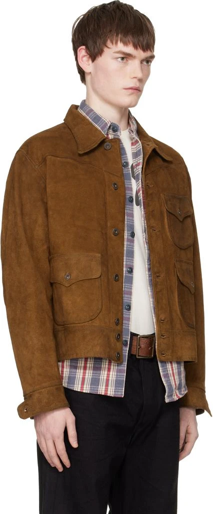 RRL Tan Roughout Suede Jacket 2