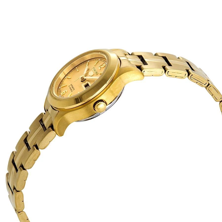 Seiko Series 5 Automatic Gold Dial Gold-tone Ladies Watch SYME02 2