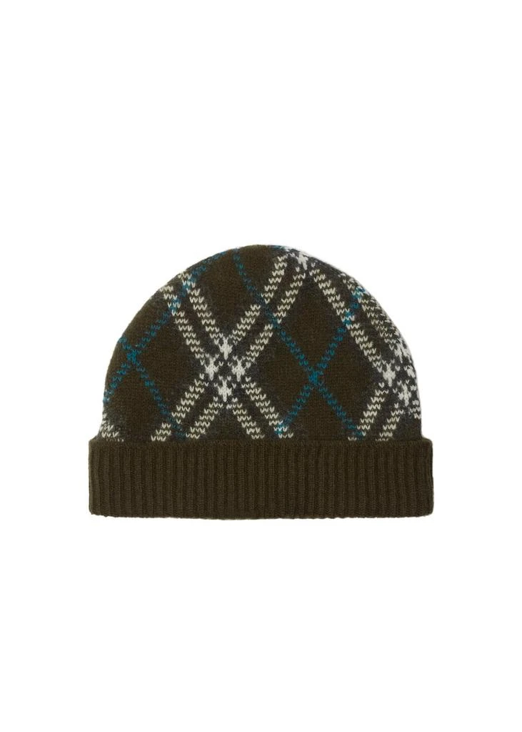 Burberry Check cashmere beanie 1