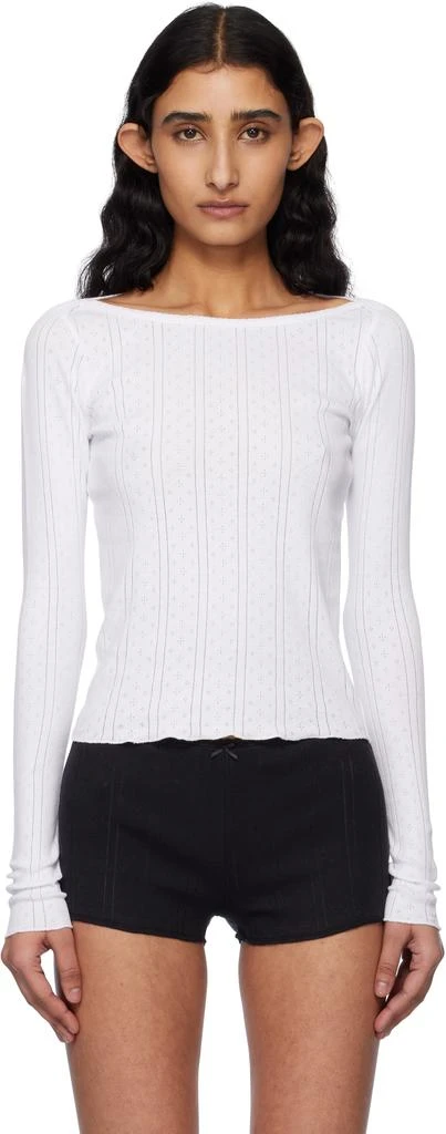 Cou Cou White 'The Bateau' T-shirt 1