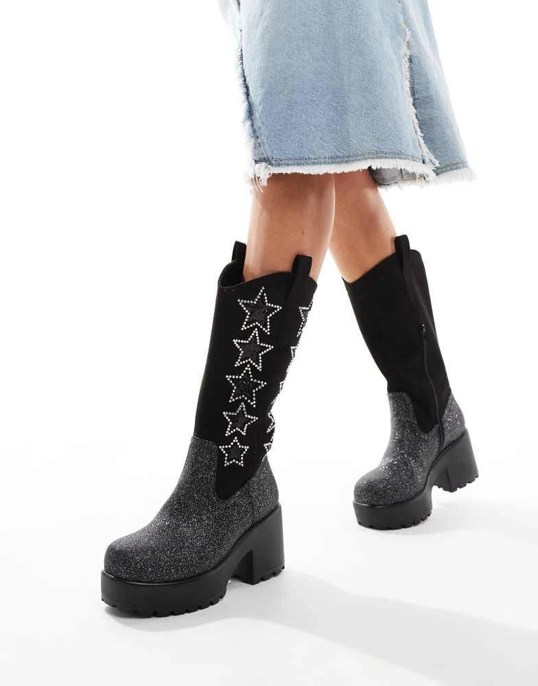 Koi Footwear Koi Pastel Supernova Chunky Western Boots 2