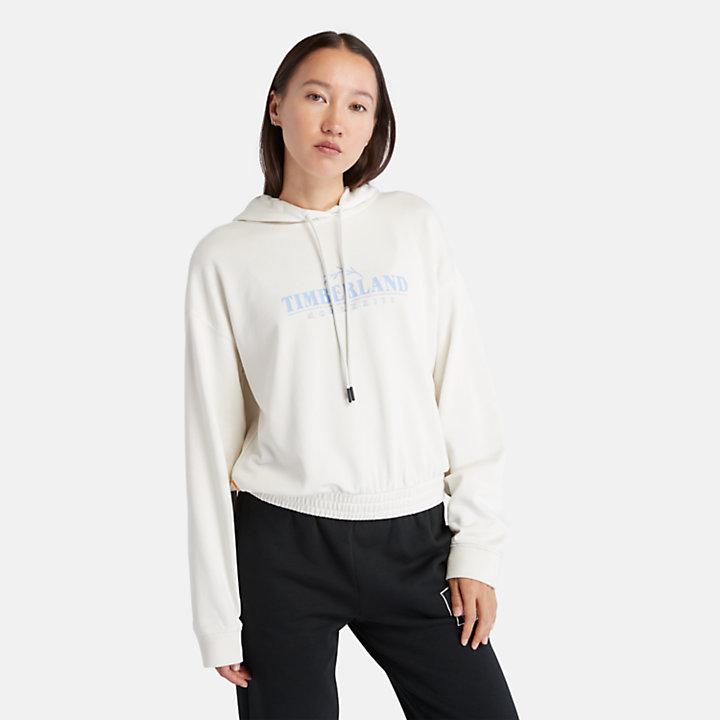 Timberland Season Logo Hoodie for Women in White