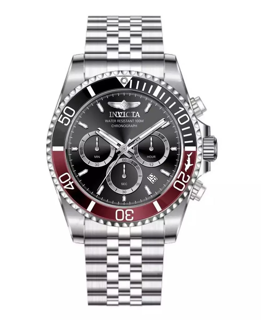 Invicta Men's 49838 Pro Diver Quartz VD53 Black Dial Watch 1