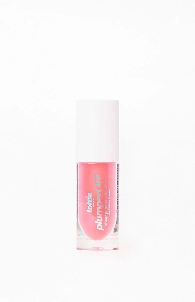 Lottie London Peach Plumped AF Sheer Lip Gloss 3