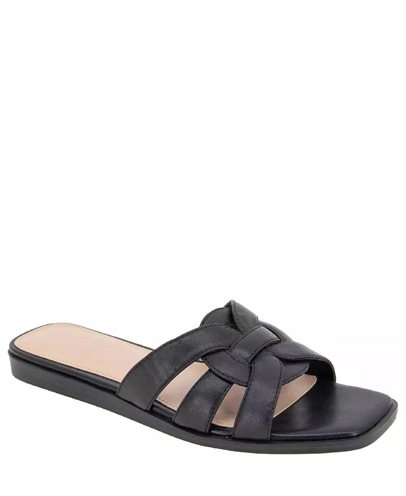 BCBG Women's Meltem Slide Flat Sandals 1