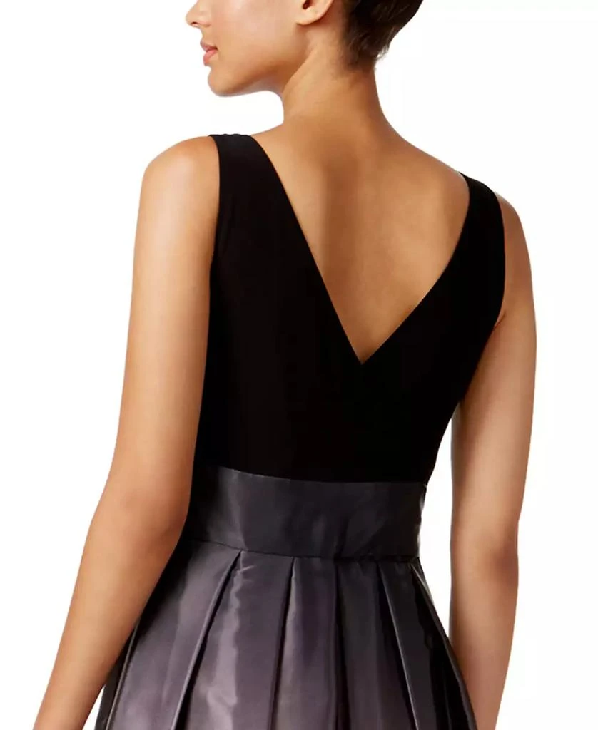 slim fit dress slacks SL Fashions 3/4-Sleeve Ombre Gown - Navy/Wedgewood