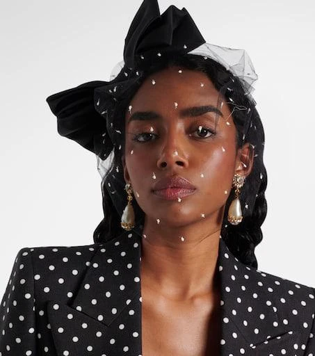 Valentino Bow-detail embellished headband 2