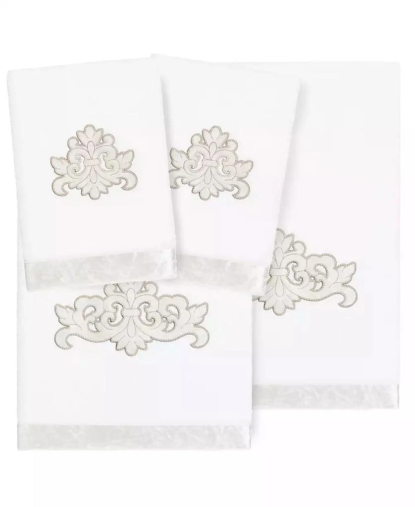 Linum Home Textiles Turkish Cotton May Embellished 2-Pc. Bath Towel Set 1