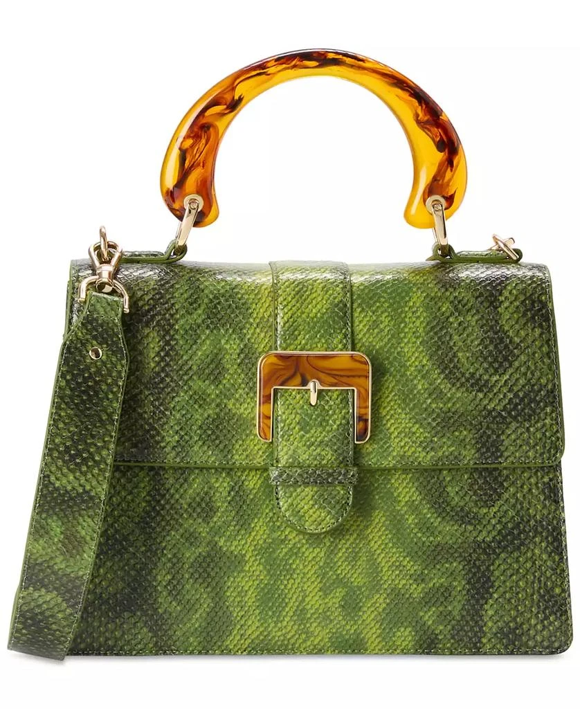 Brahmin Hallie Fern Cassatt Small Leather Satchel 2