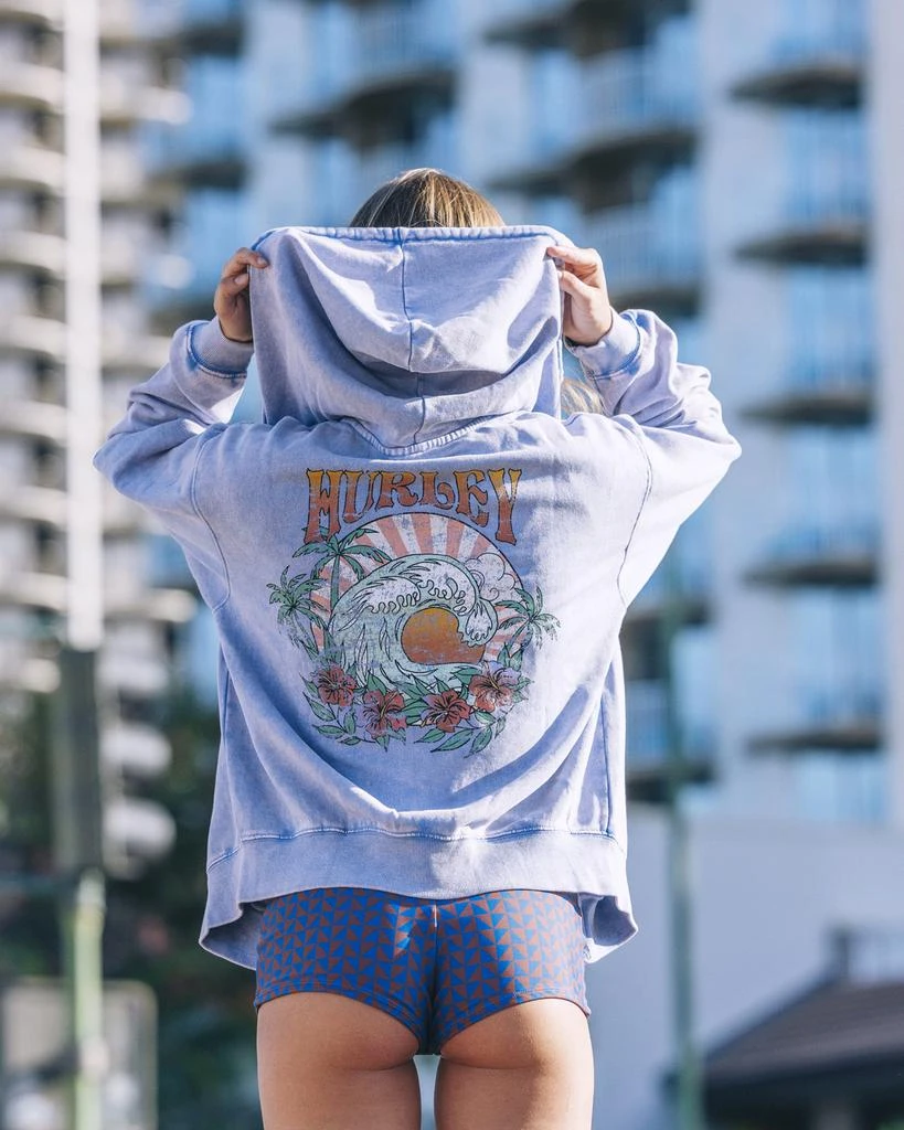 InMocean Women's Life In The Sun Boyfriend Zip Up Hoodie 1