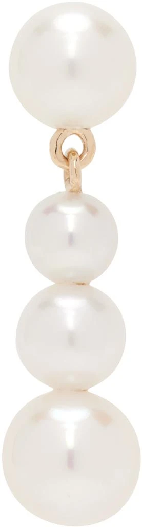 Sophie Bille Brahe White Carolina Single Earring 1
