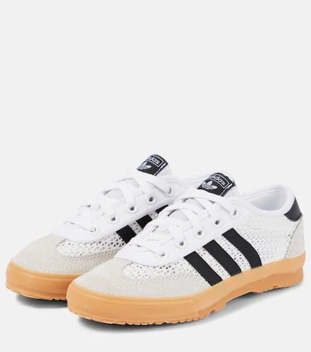 Adidas Suede-trimmed table-tennis shoes 4