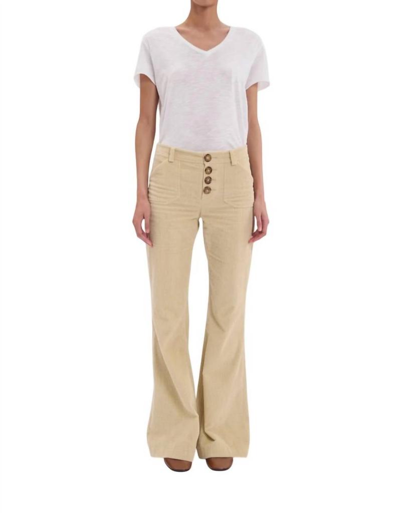 INES DE LA FRESSANGE Ines De La Fressange - Corduroy Charlotte Pants