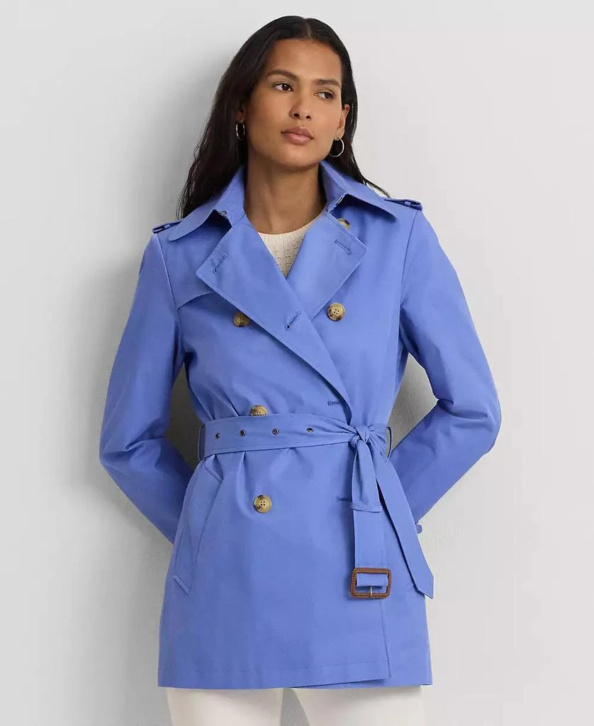 Lauren Ralph Lauren Women's Double-Breasted Short Trench Coat 1