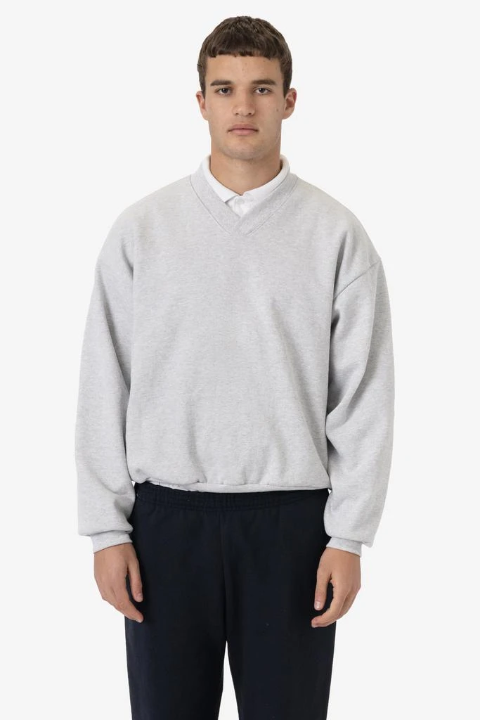 Los Angeles Apparel HF-56WIDE - Heavy Fleece V-Neck Wide Fit Sweatshirt 3