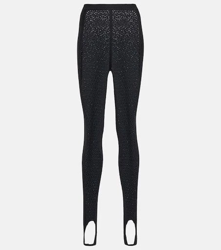 Khaite Lace stirrup leggings 1