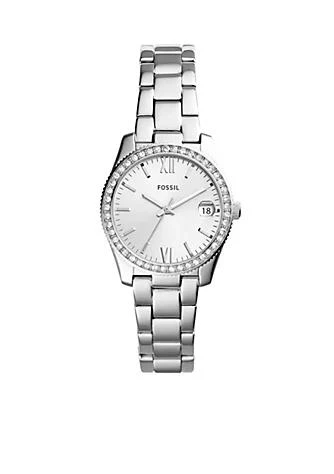 Fossil Stainless Steel Scarlette Three Hand Date Watch 1