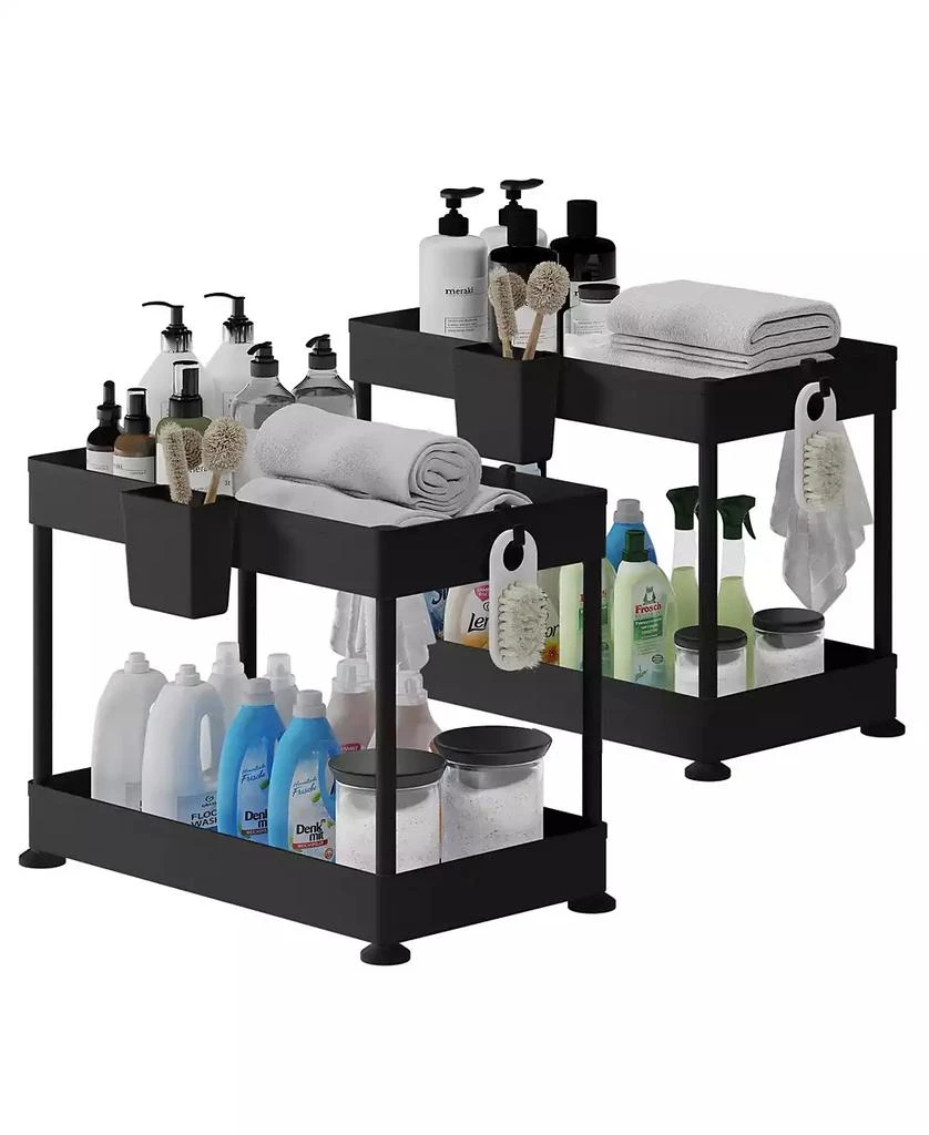 StorageBUd Under Sink Bathroom 
Kitchen Cabinet Organizer