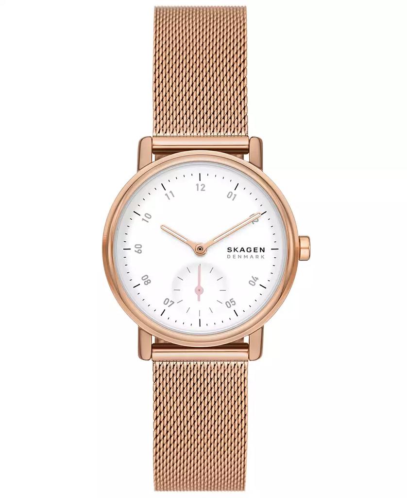 Skagen Women's Kuppel Lille Quartz Three Hand Rose Gold-Tone Stainless Steel Watch, 32mm