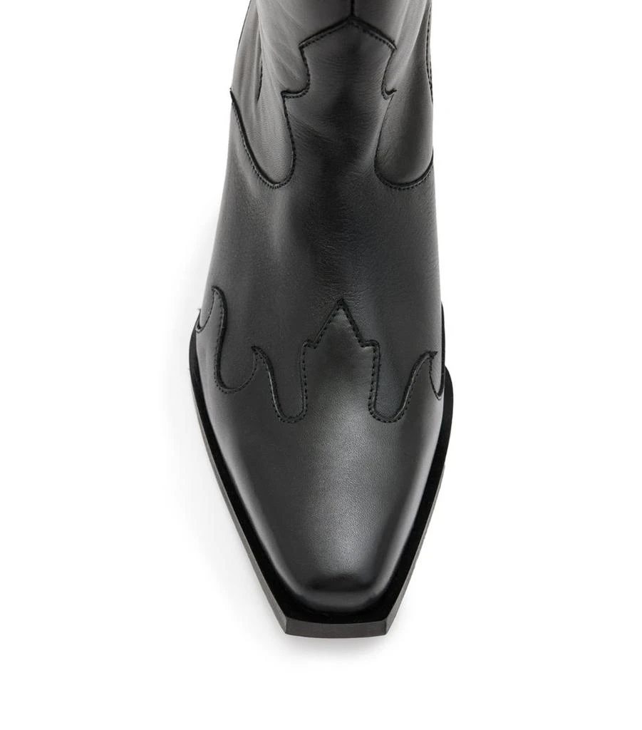 ALL SAINTS Leather Dolly Cowboy Boots 60 6