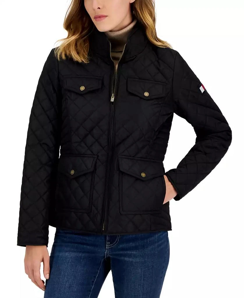 Tommy Hilfiger Women's Quilted Zip-Up Jacket 1