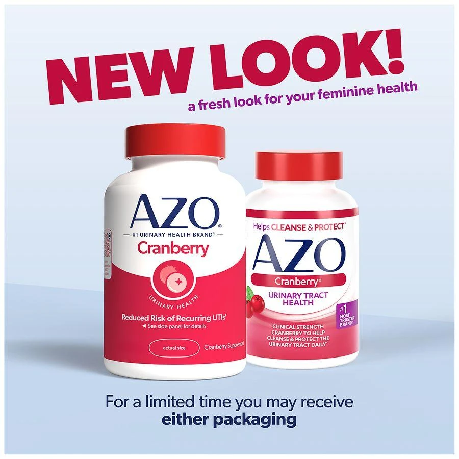 AZO Cranberry Urinary Tract Health, Dietary Supplement Softgels Cranberry 3