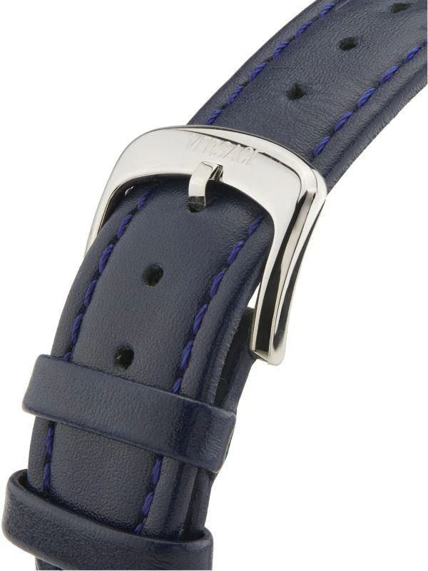 Versace Athletic Chrono Stainless Steel
Calf Leather Strap Watch/44MM 4